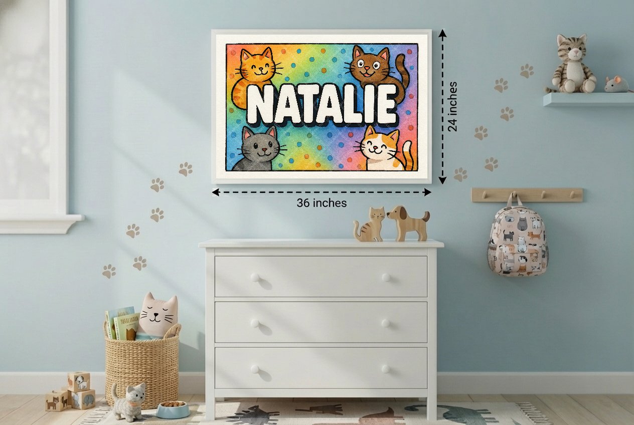 Personalized name art for Natalie