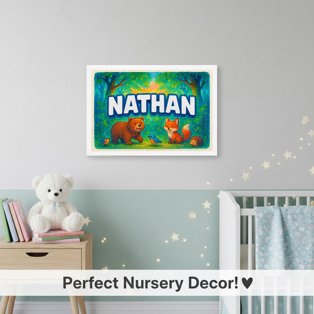Personalized name art for Nathan