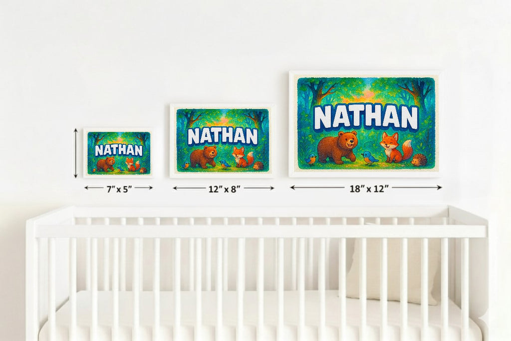 Personalized name art for Nathan