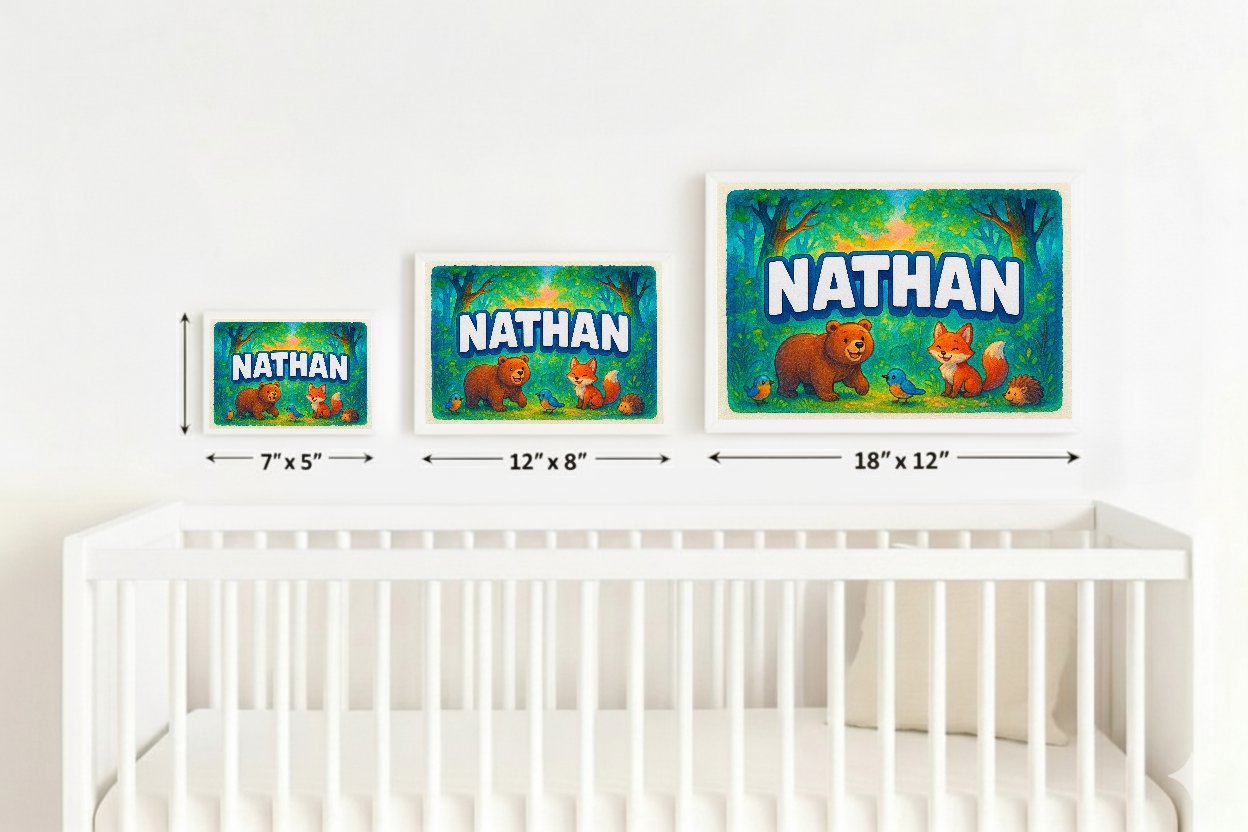 Personalized name art for Nathan