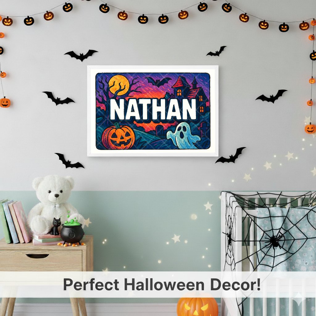 Personalized name art for Nathan