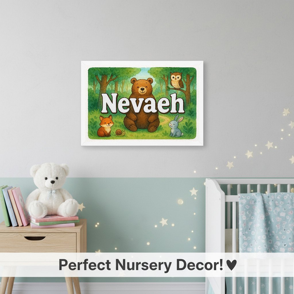 Personalized name art for Nevaeh