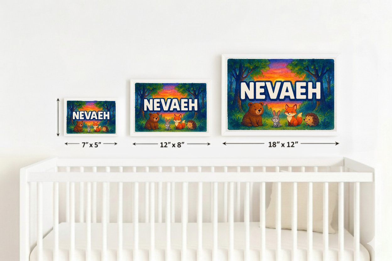 Personalized name art for Nevaeh