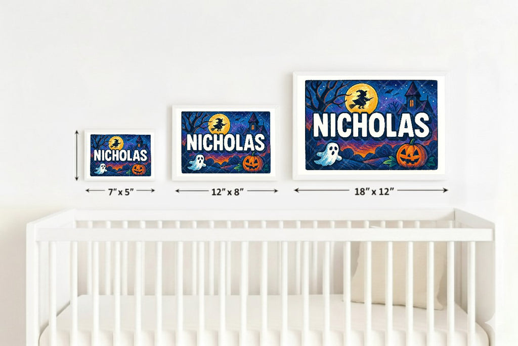 Personalized name art for Nicholas