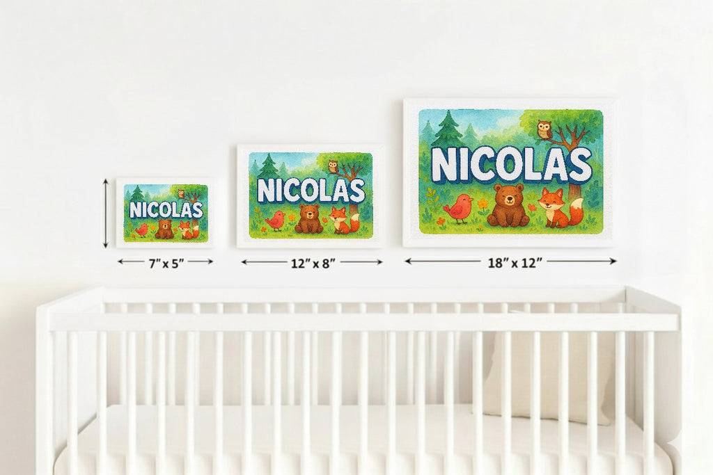 Personalized name art for Nicolas