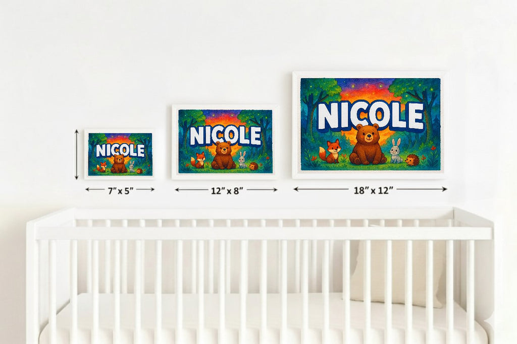 Personalized name art for Nicole