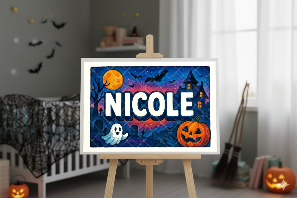 Personalized name art for Nicole