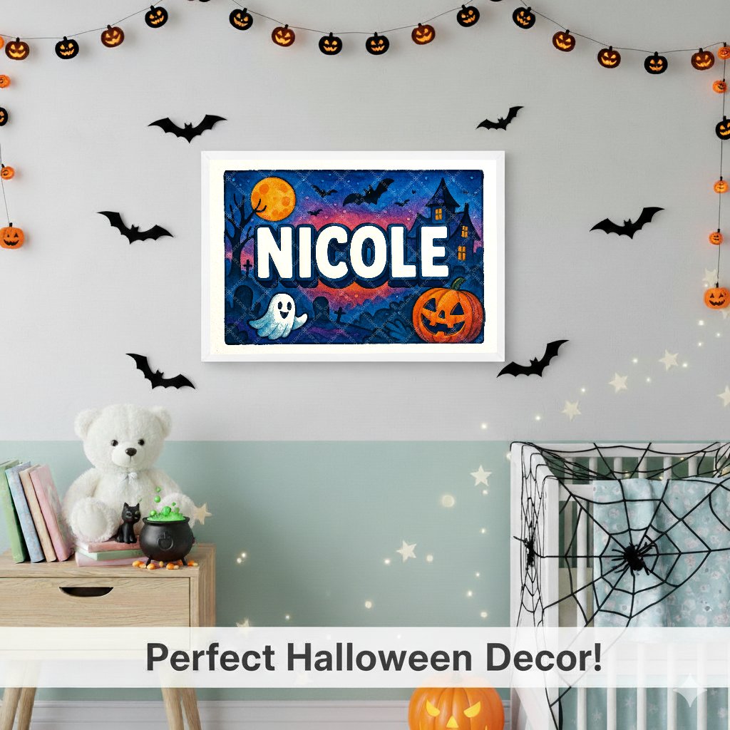 Personalized name art for Nicole
