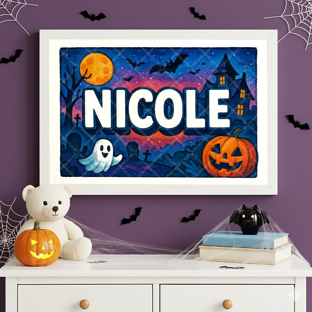 Personalized name art for Nicole