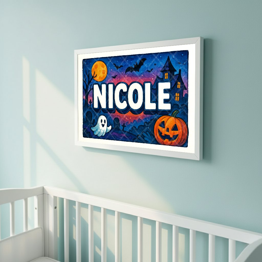 Personalized name art for Nicole
