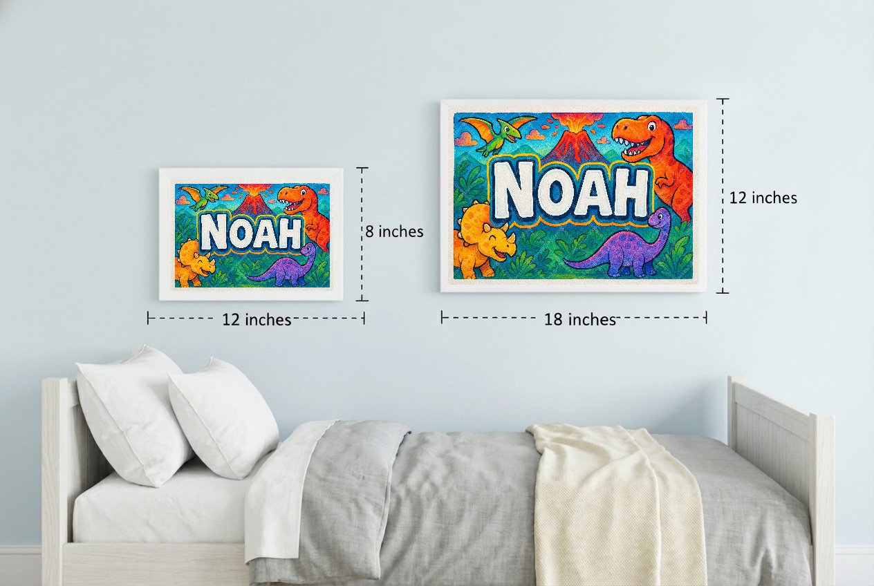 Personalized name art for Noah