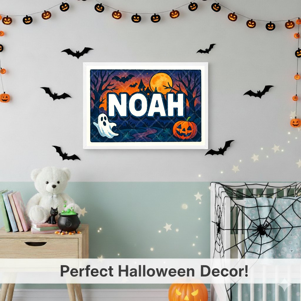 Personalized name art for Noah