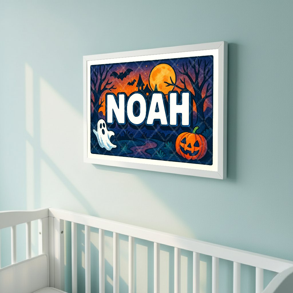 Personalized name art for Noah