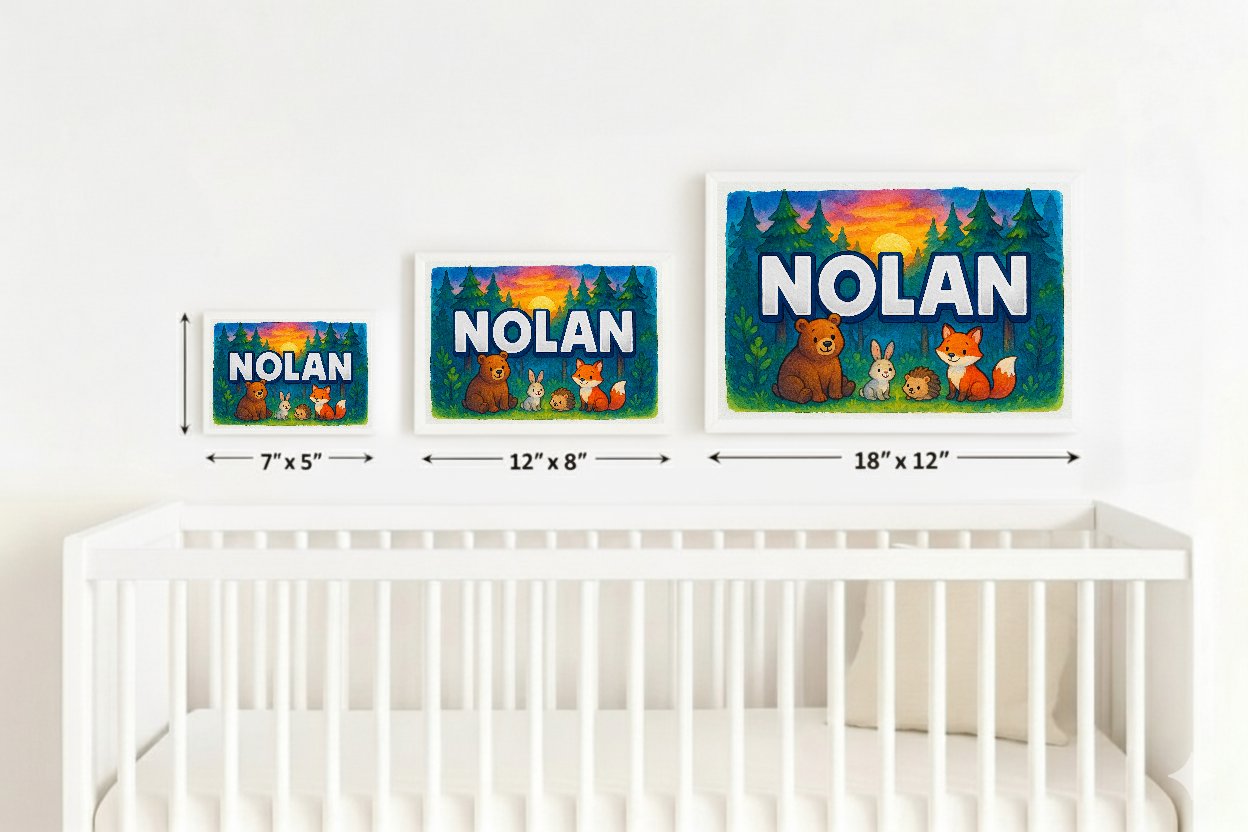 Personalized name art for Nolan