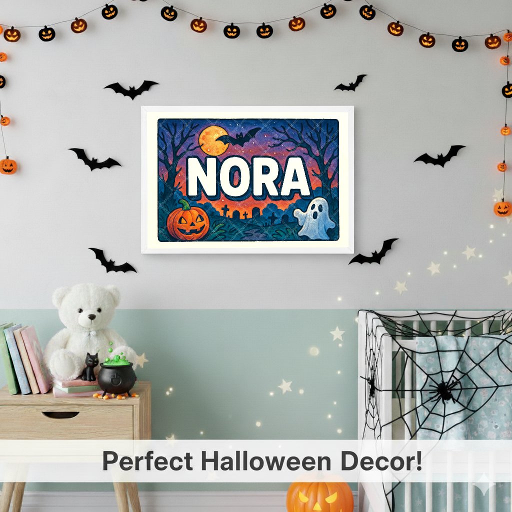 Personalized name art for Nora