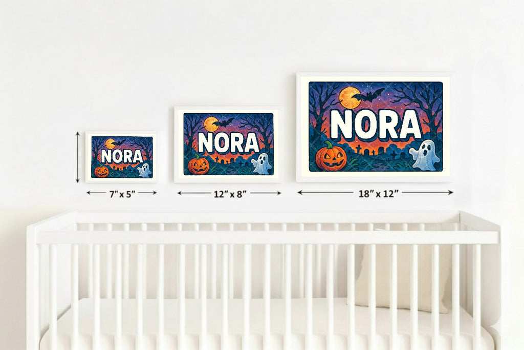 Personalized name art for Nora