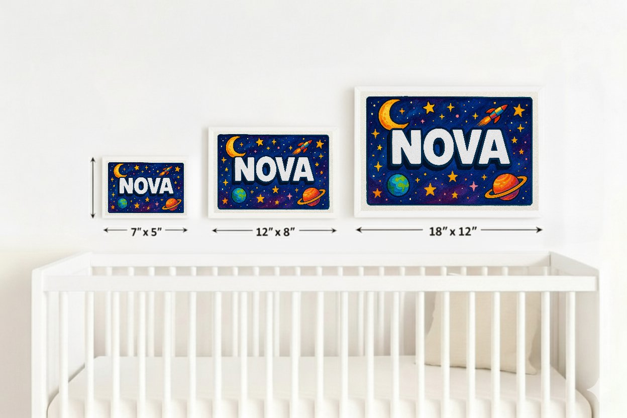 Personalized name art for Nova