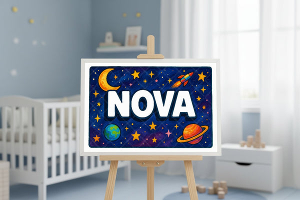 "Nova" Amongst the Stars Personalized Space Artwork