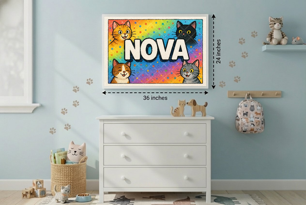 Personalized name art for Nova