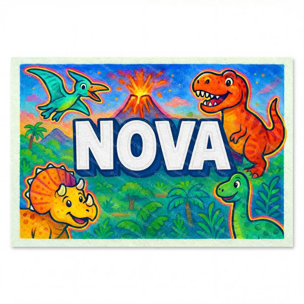 Nova Personalized Dinosaur Art