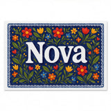 Calm personalized name art for Nova