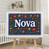 Calm personalized name art for Nova