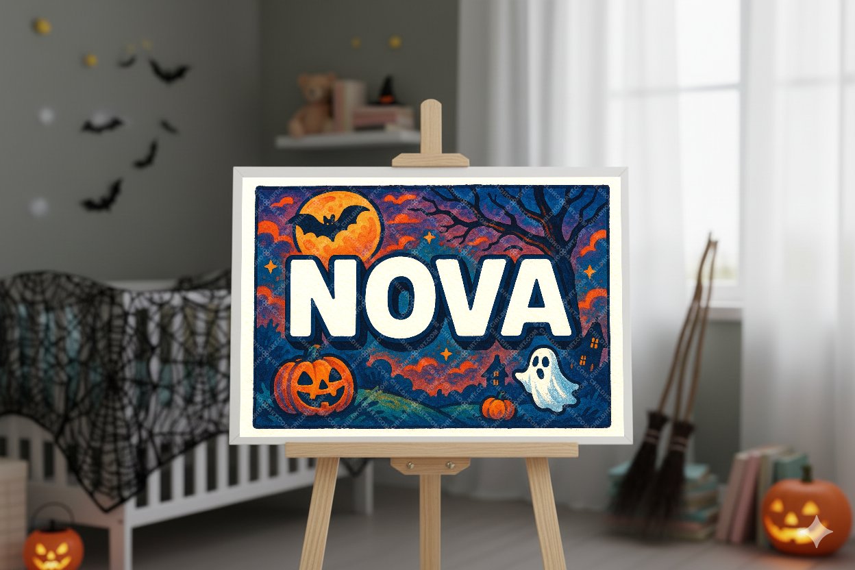 Personalized name art for Nova