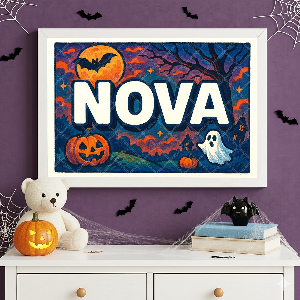 Personalized name art for Nova