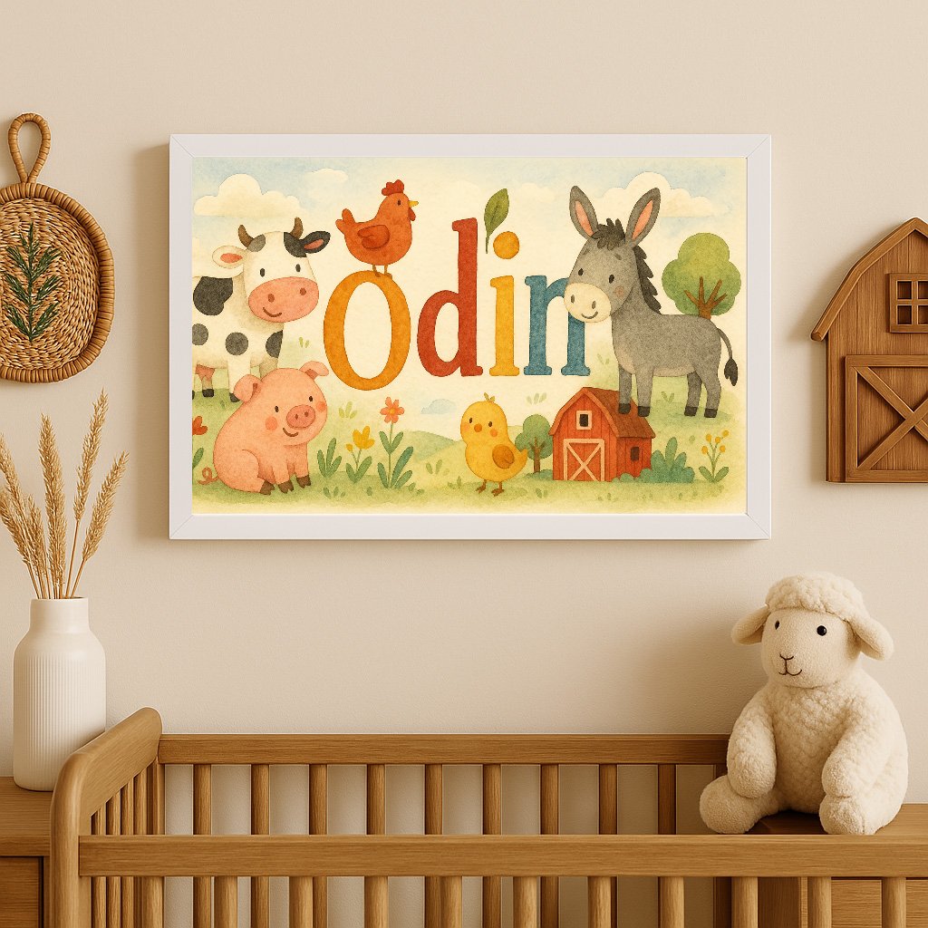 Odin's Customized Farm Name Art 02