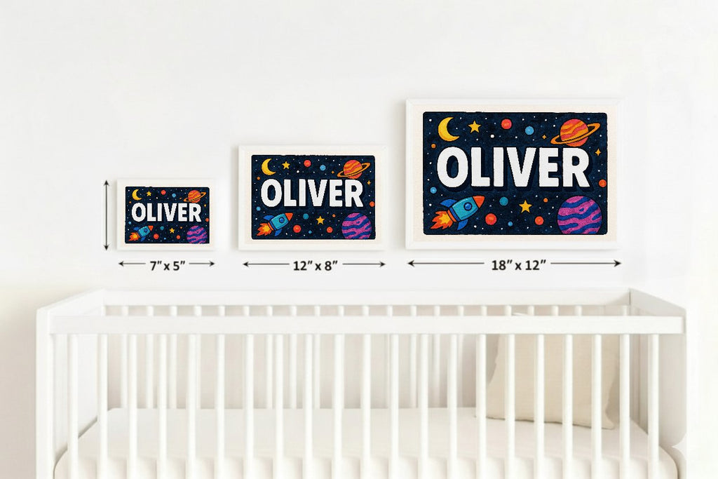 Personalized name art for Oliver