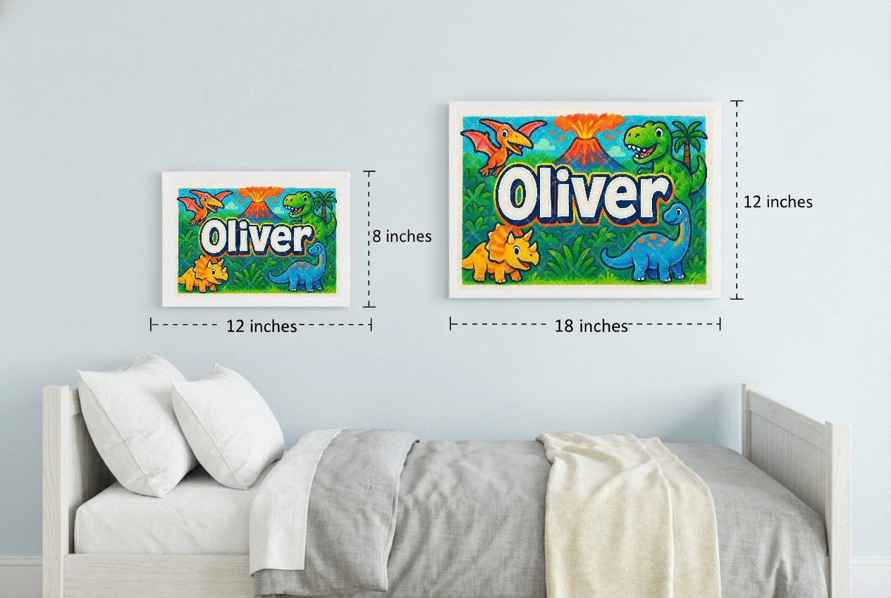 Personalized name art for Oliver