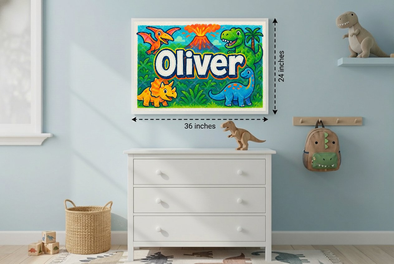 Personalized name art for Oliver
