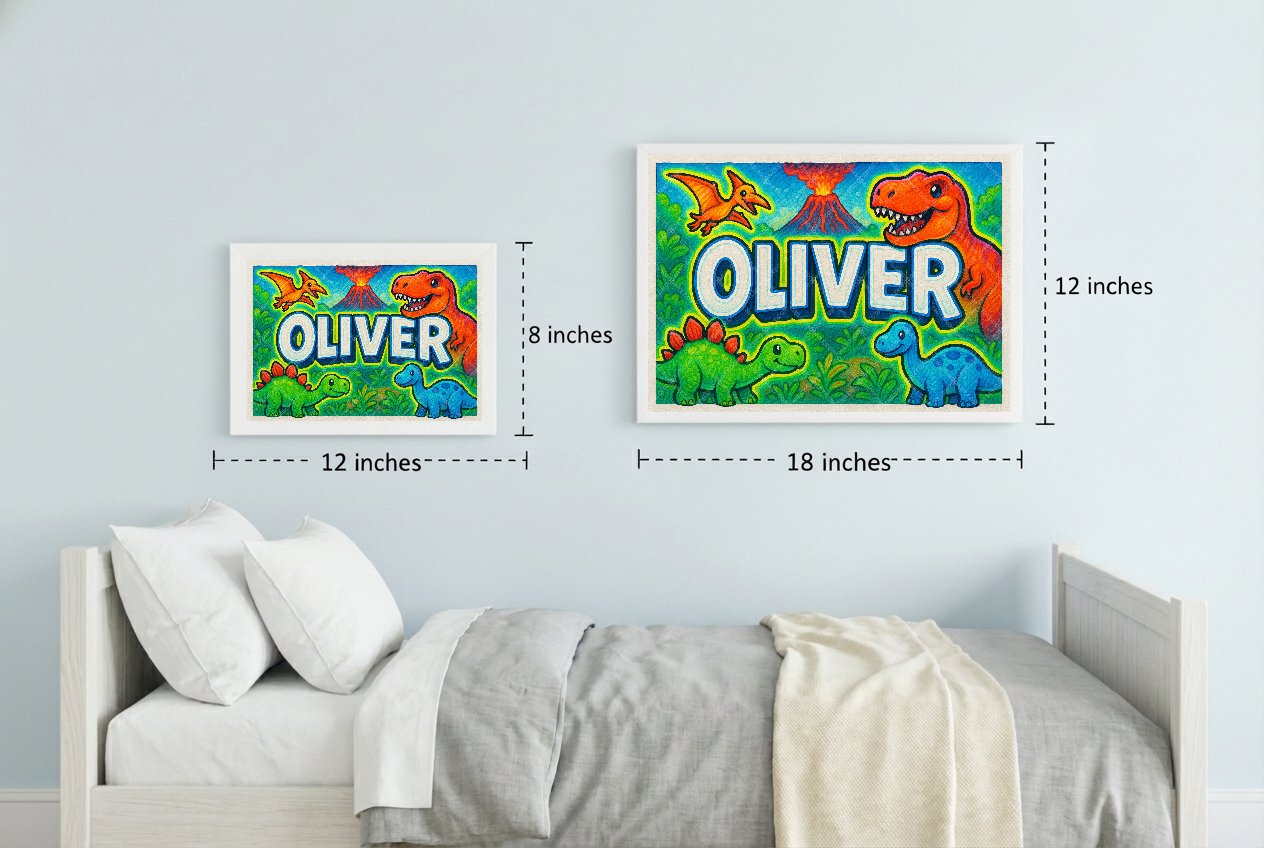 Personalized name art for Oliver