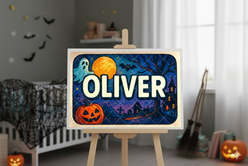 Personalized name art for Oliver