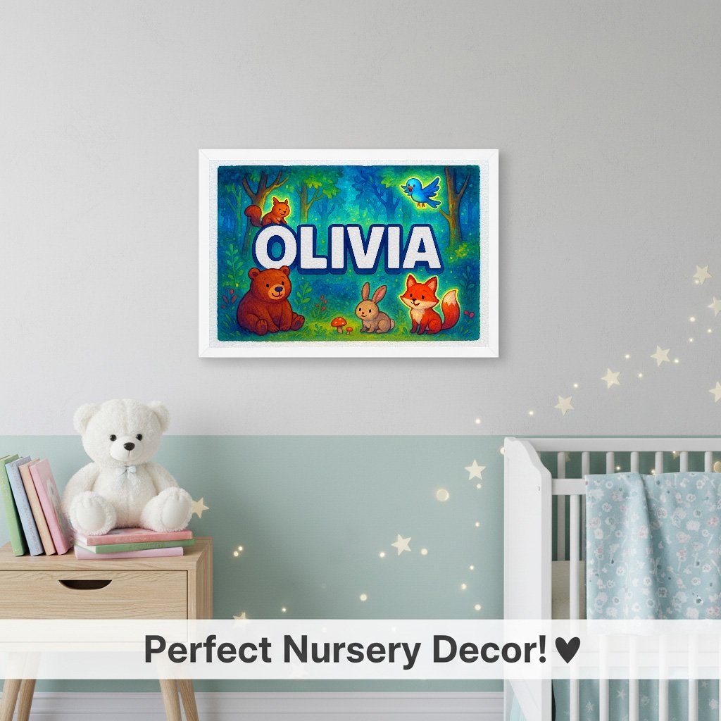 Personalized name art for Olivia