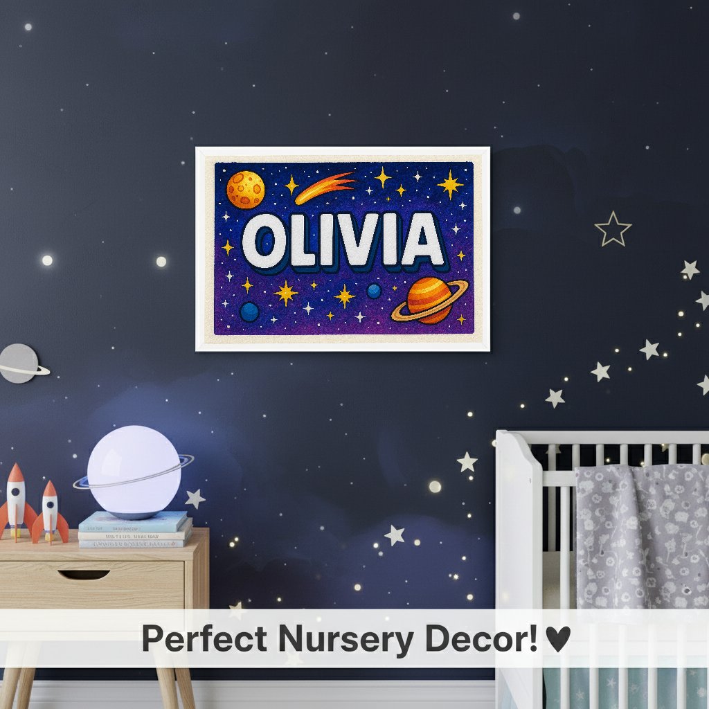 Personalized name art for Olivia