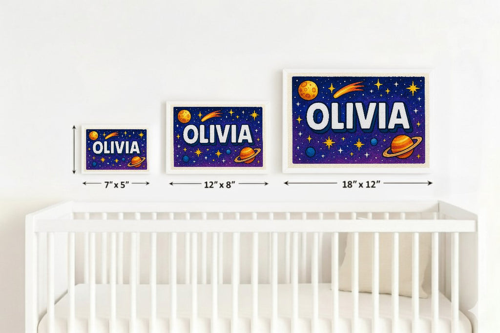 Personalized name art for Olivia