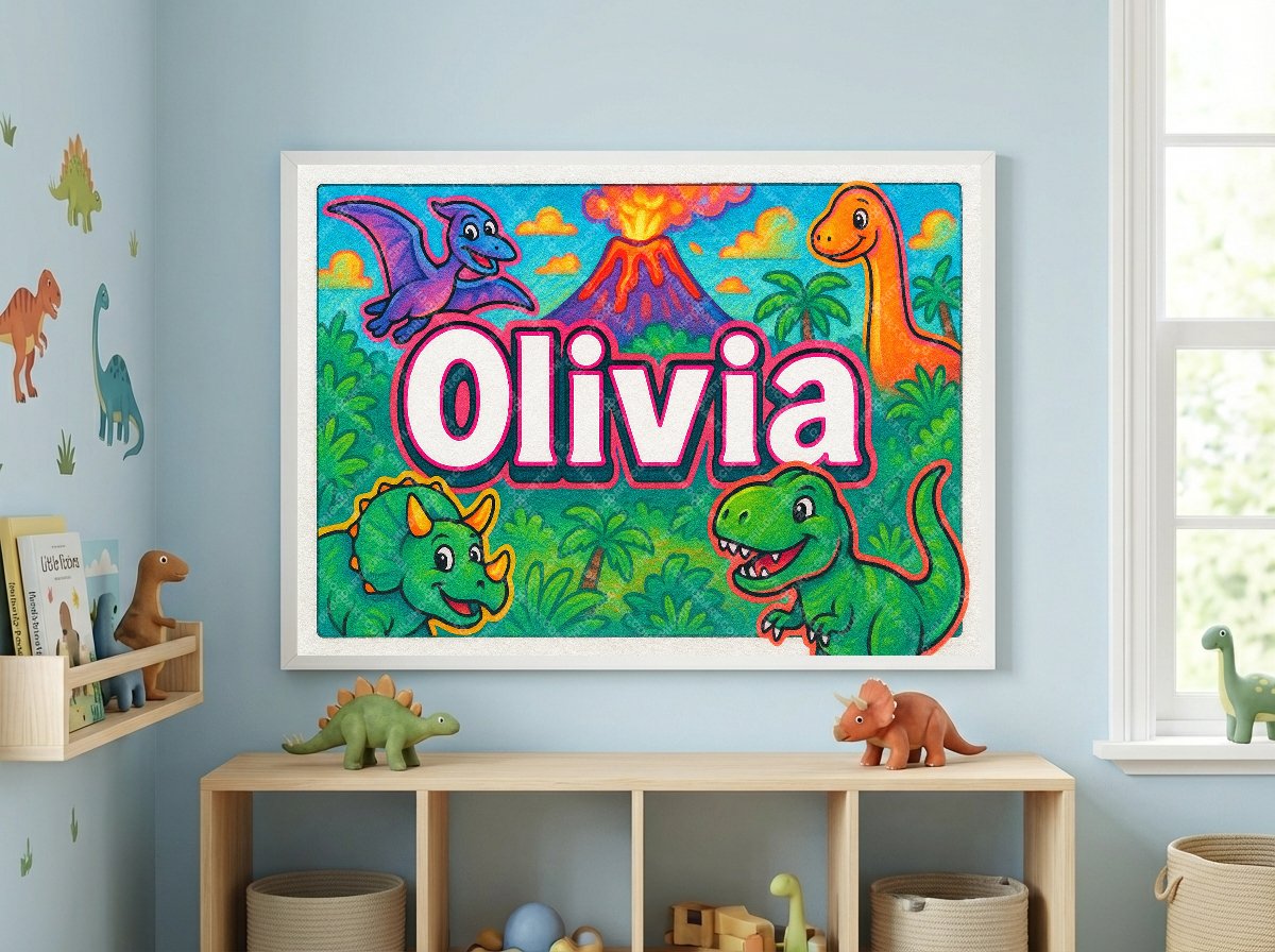 Personalized name art for Olivia