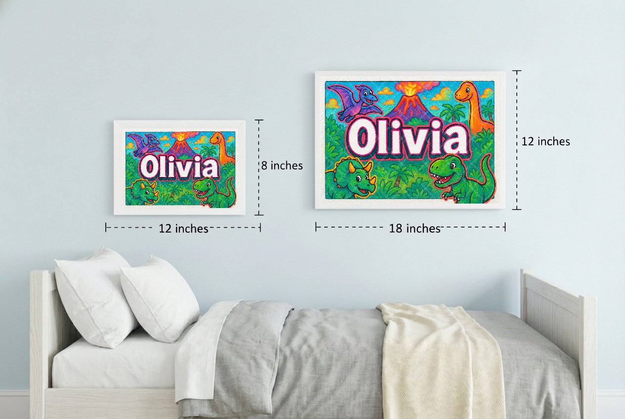 Personalized name art for Olivia