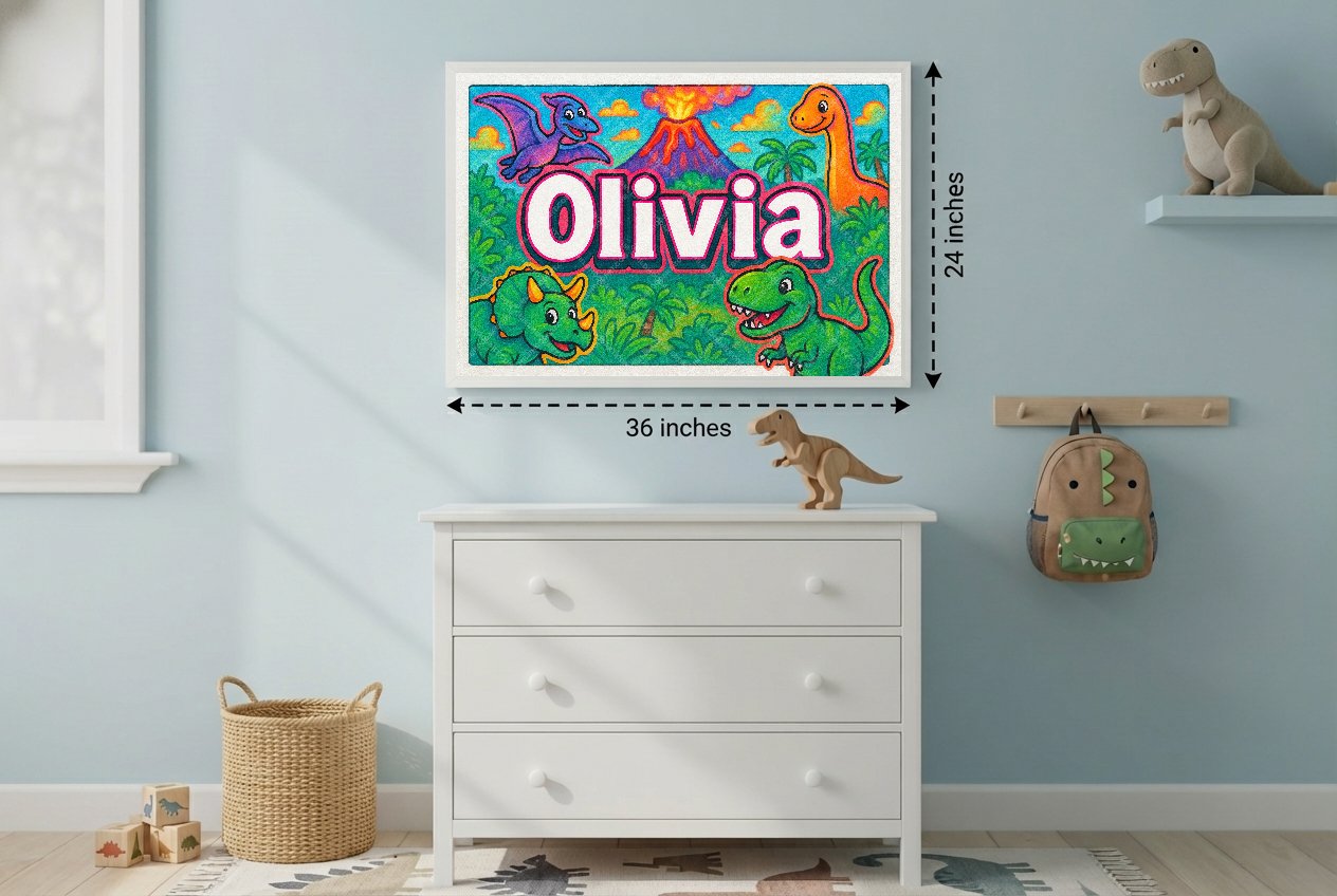 Personalized name art for Olivia