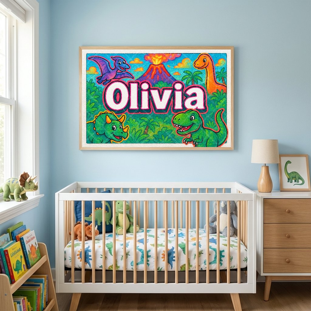 Personalized name art for Olivia
