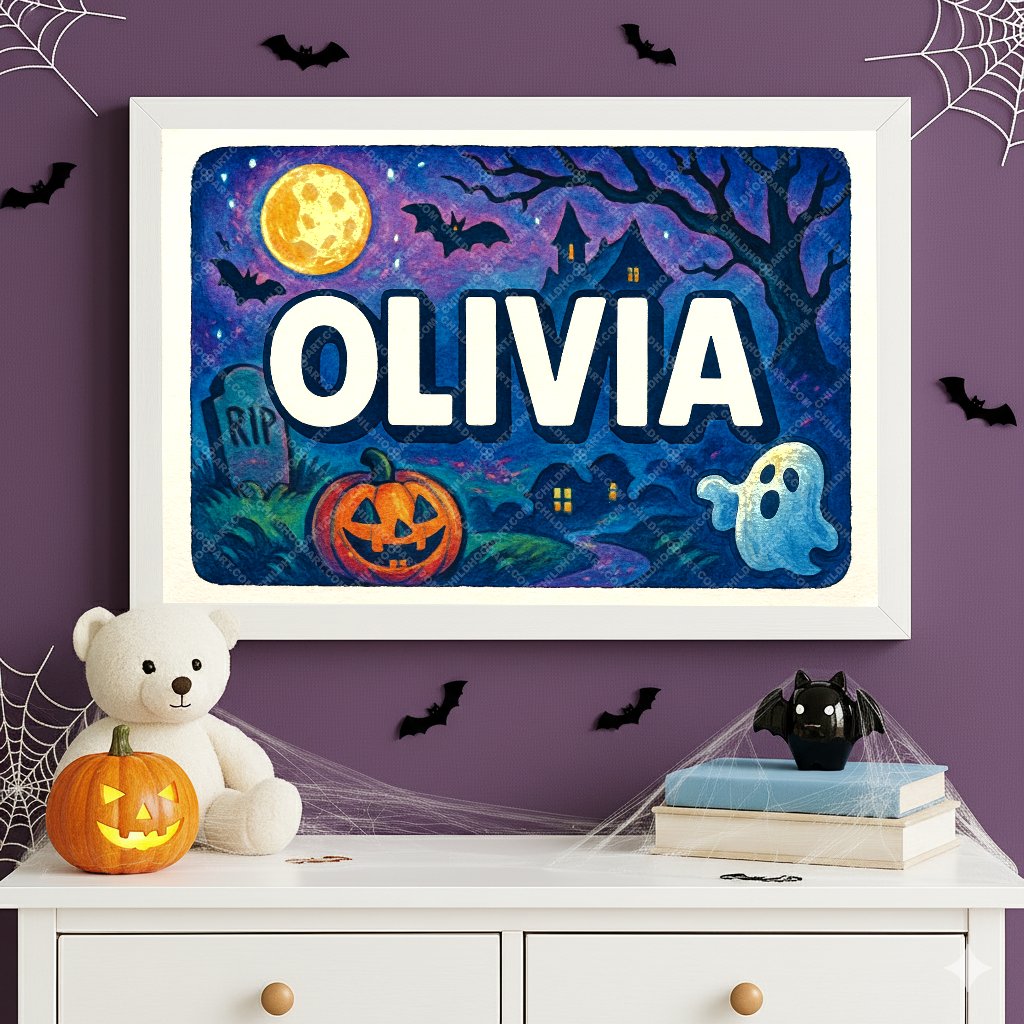 Personalized name art for Olivia