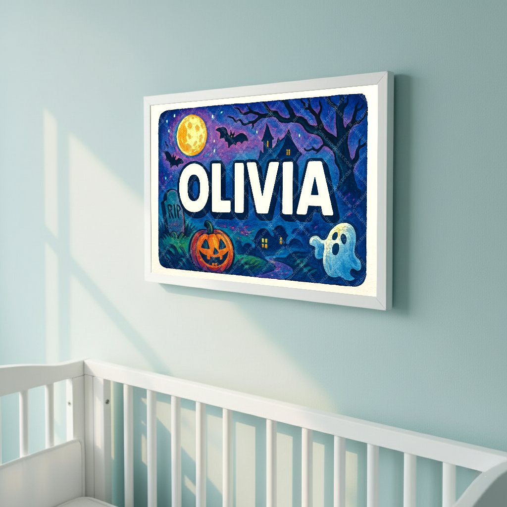 Personalized name art for Olivia