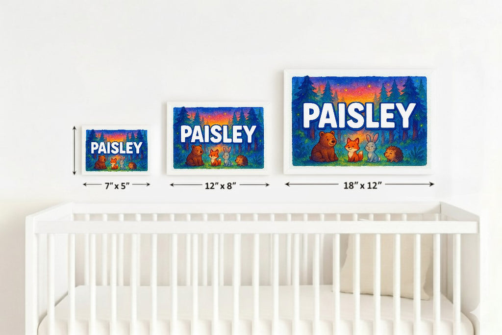 Personalized name art for Paisley