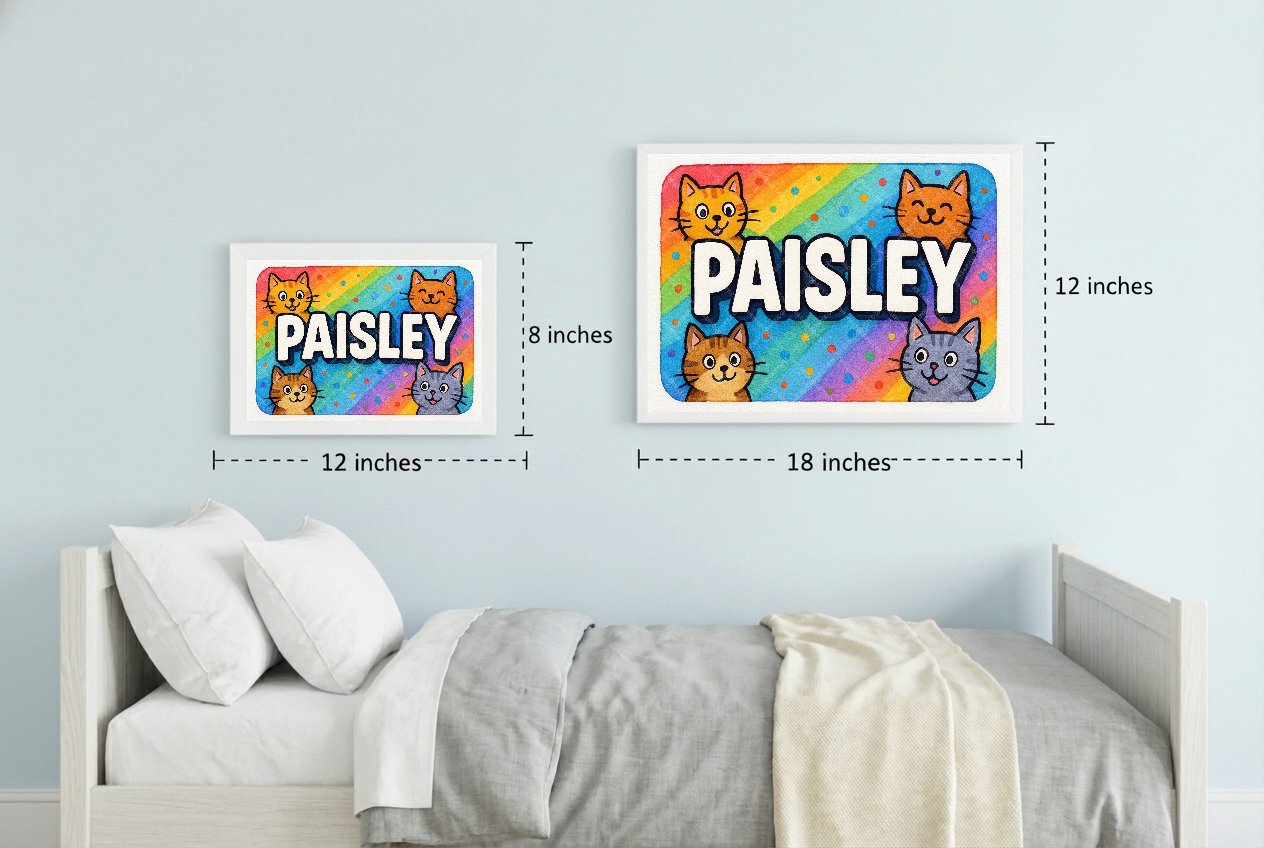 Personalized name art for Paisley