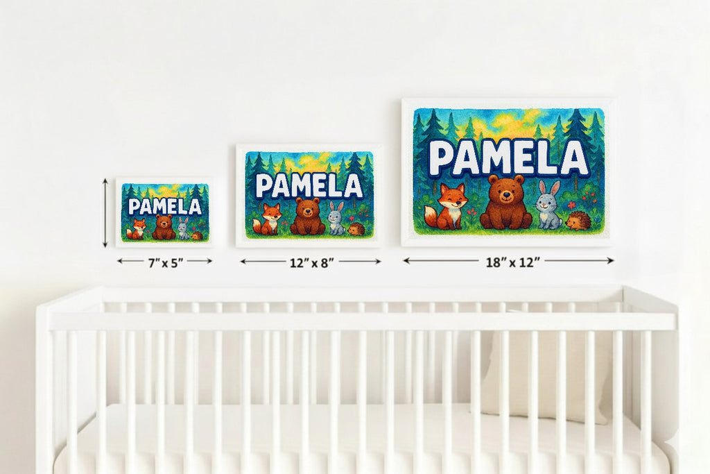 Personalized name art for Pamela