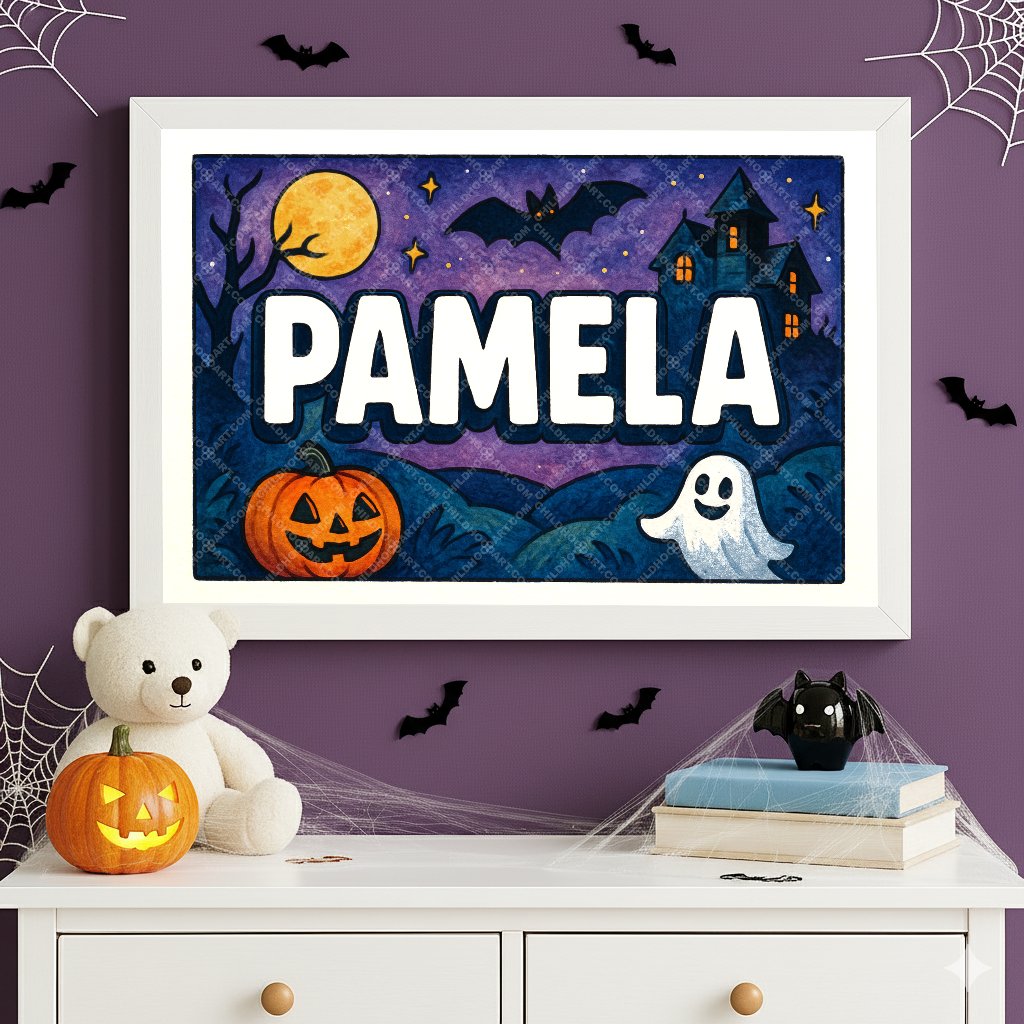 Personalized name art for Pamela