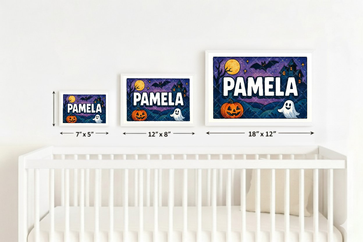 Personalized name art for Pamela