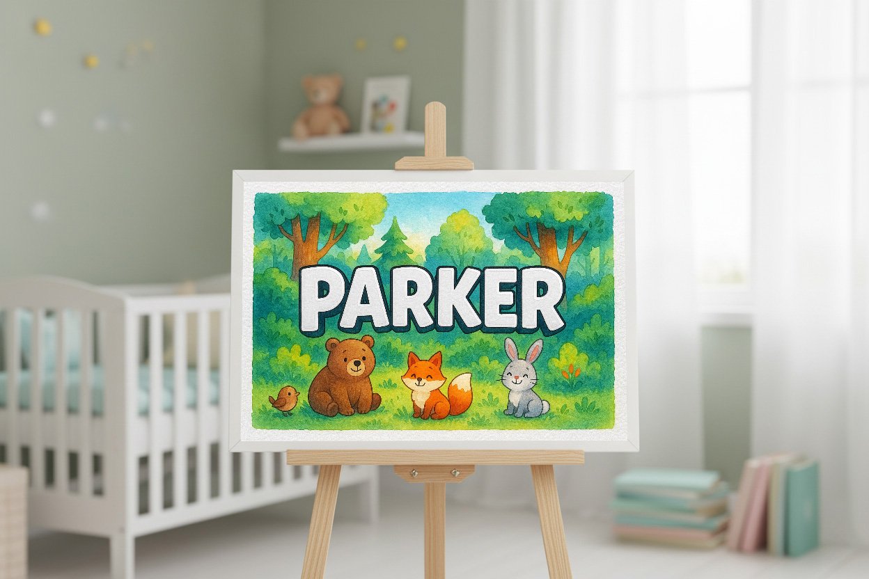 Personalized name art for Parker