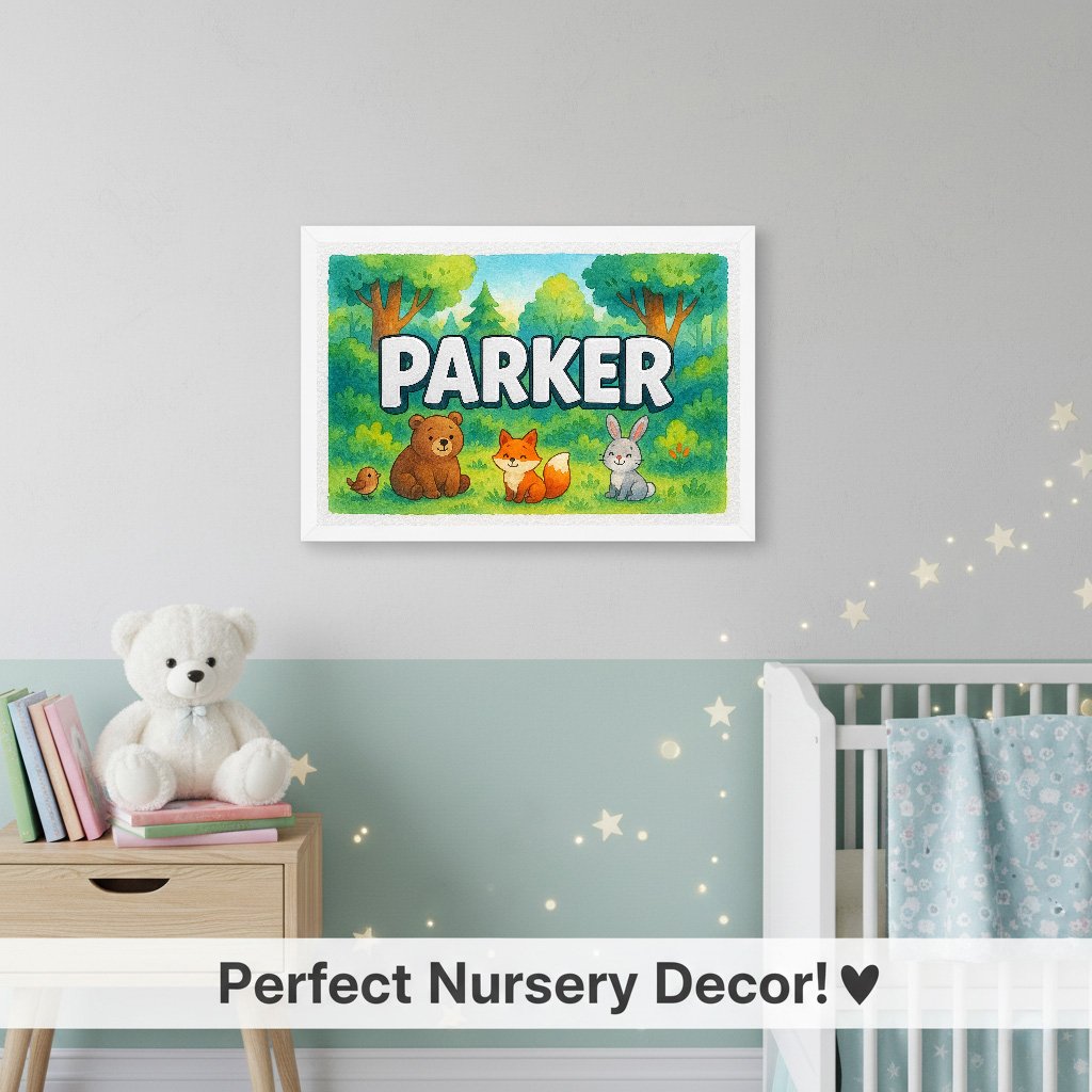 Personalized name art for Parker